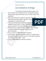 Phytochemical Evaluation of Drugs: Noteskarts