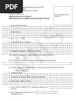 Form No: CPIS - CE: Please Fill Up The Form According To The Instructions Given at The End)