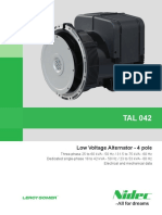 Low Voltage Alternator - 4 Pole