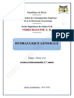 S3 - Ue6 - Hydraulique Generale - Ecue1 - Hydraulique Generale