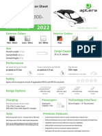 Delivery Timing: Product Specification Sheet