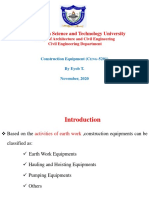 CH-1 Introduction To Construction Equipment