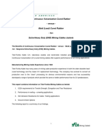 Continuous Vulcanization Cured Rubber - Versus - Mold (Lead) Cured Rubber - for-Extra-Heavy Duty (EHD) Mining Cables Jackets