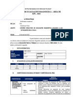 Informe de Evaluación Diagnóstica Ept 2022