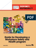 Guide For Developing A Workplace Safety and Health Program 2010