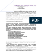 Bazan Campos-Vigencias Sentidos y Desafios de Las Pedagogias Criticas Hoy