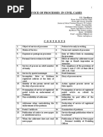 Process in Civil Cases