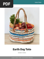 Earth Day Tote Crochet Pattern