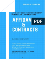 Affidavit Contracts Template