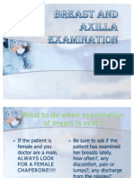 Breast and Axilla Physical Examination