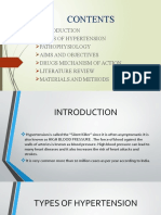 Types of Hypertension Pathophysiology Aims and Objectives Drugs Mechanism of Action Literature Review Materials AND Methods