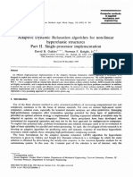 Adaptive Dynamic Relaxation Algorithm For Non-Linear Hyperelastic Structures