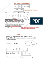 Steady Flow Energy Equation (SFEE) :) Z Z (+ G 2 C 2 C + H W H Q