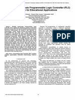 Multiple Input/Outputs Programmable Logic Controller (PLC) Module For Educational Applications