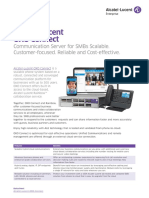 Alcatel-Lucent Oxo Connect: Communication Server For Smbs Scalable. Customer-Focused. Reliable and Cost-Effective