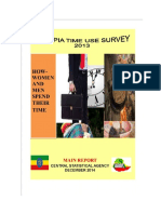 Ethiopian - Time Use Survey Report - 2014