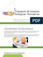 Transporte de Muestras Biológicas