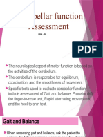 Cerebellar Function Assessment NHA 2021 2