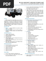 Vehicle Mounted Ground Power Unit 90 KVA For DMP Air