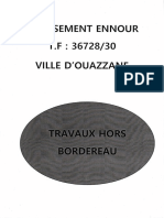 Travaux Hors Bordereau ANNOUR