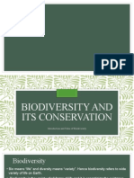 Biodiversity and Its Conservation