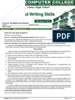 Reading and Writing Skills: Module 5 & 6