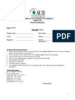 CHEM 203 Sample Final Exam