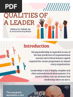 Qualities of A Leader