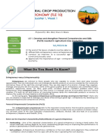 Agronomy (TLE 10) : Agricultural Crop Production