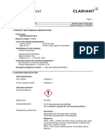 Clariant SDS HOSTAPON SCI 85 P India English