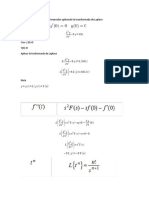 Ejercicios de Ecuaciones Diferenciales Aplicando La Transformada de Laplace