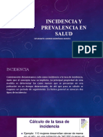 Incidencia y Prevalencia en Salud