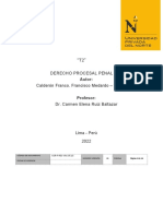 T2 - Derecho Procesal Penal - Calderon Franco Francisco Medardo