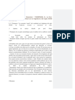 Resumen de Thompson - La Economía Moral