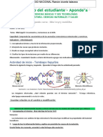 Cuadernillo Del Estudiante - Aponde'a: Área: Ciencias Básicas Y Sus Tecnologías Asignatura: Ciencias Naturales Y Salud