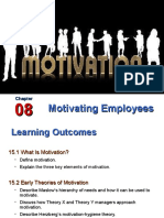 Chapter 8 Motivating Employees