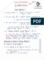 Kinetics of Multiple Dosing