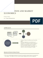 Organisation and Market Economics: Producer Theory Prof. Thiagu Ranganathan