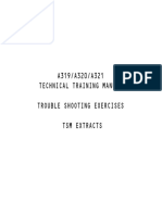 A319/A320/A321 Technical Training Manual Trouble Shooting Exercises TSM Extracts