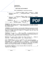 Amicable Settlement Sample