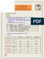 Term II Time Table VI To VIII