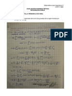 TAREA CALIFICADA 2 EP2 - Ejercicios Integral Doble