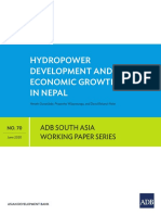 Hydropower Development Economic Growth Nepal