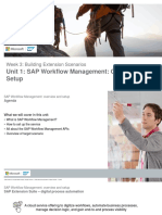 Unit 1: SAP Workflow Management: Overview and Setup: Week 3: Building Extension Scenarios