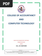 College of Accountancy AND Computer Technology: CALL 234 8028756984