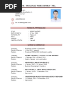 Resume Mohamad Fitri Mustafa - As at 03122020