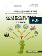 Guide D'orientation 2021-2022