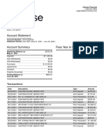 Account Statement: Jade Parham