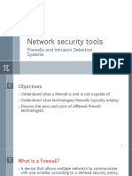 Network Security Tools: Firewalls and Intrusion Detection Systems