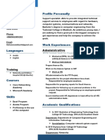 Mohammed Mansour CV